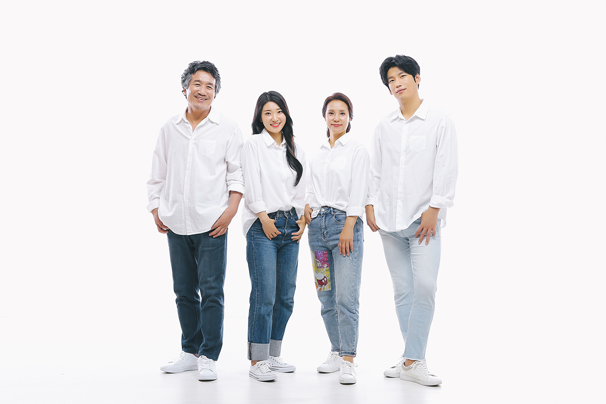 가족사진 리마인드 촬영의상사진